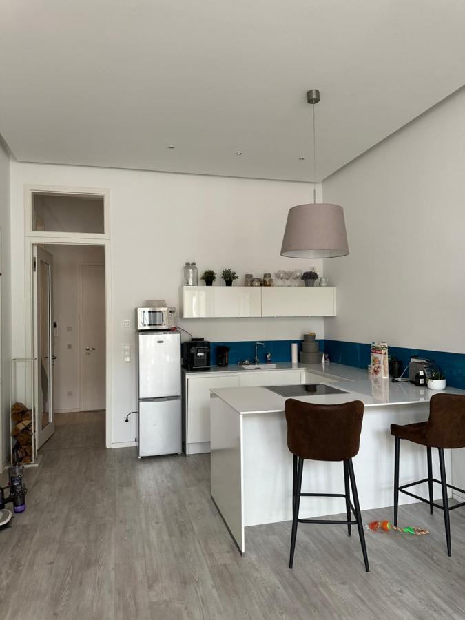 Relax-Wohnung Mit Balkon Ueber Die Weisse Elster Lipsia Esterno foto